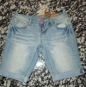 Never Worn denim cut off shorts